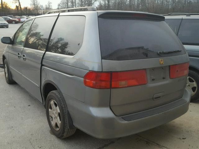 2HKRL18651H611952 - 2001 HONDA ODYSSEY EX GRAY photo 3