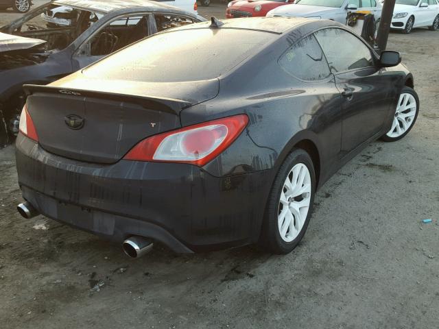 KMHHT6KD4BU054695 - 2011 HYUNDAI GENESIS CO BLACK photo 4