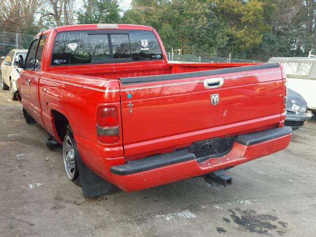 1B7HC13Y8WJ225058 - 1998 DODGE RAM 1500 RED photo 3