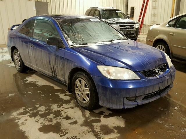 1HGEM21294L812361 - 2004 HONDA CIVIC DX BLUE photo 1