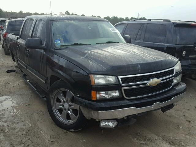 2GCEC13TX61225130 - 2006 CHEVROLET SILVERADO BLACK photo 1