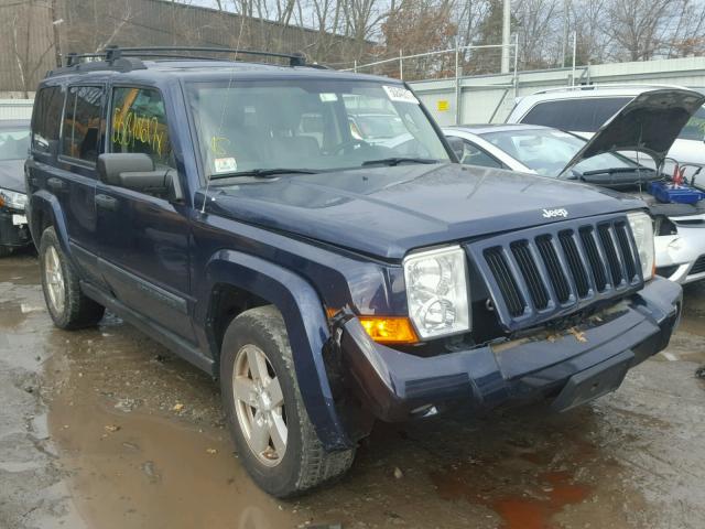 1J8HG48NX6C149599 - 2006 JEEP COMMANDER BLUE photo 1