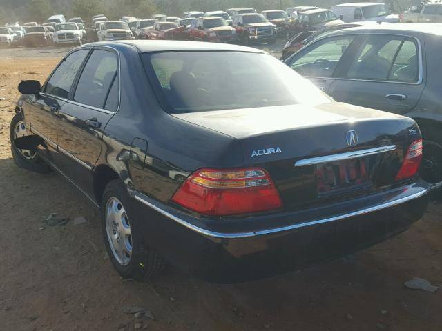 JH4KA9657YC016086 - 2000 ACURA 3.5RL BLACK photo 3