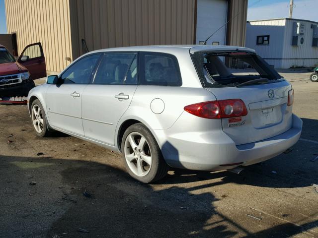 1YVHP82D355M69357 - 2005 MAZDA 6 S SILVER photo 3