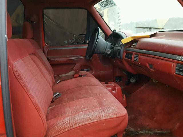 1FTEF15N3PLA61639 - 1993 FORD F150 TWO TONE photo 5