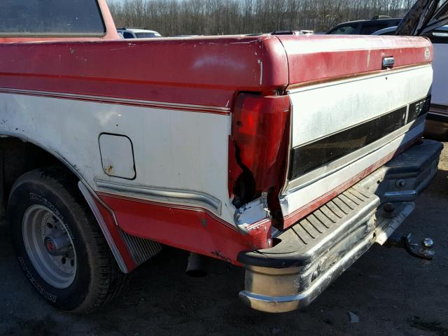 1FTEF15N3PLA61639 - 1993 FORD F150 TWO TONE photo 9