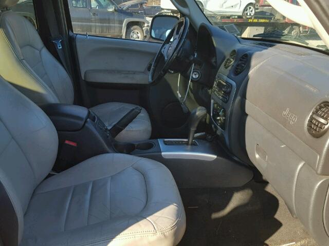 1J4GL58K02W318025 - 2002 JEEP LIBERTY LI MAROON photo 5