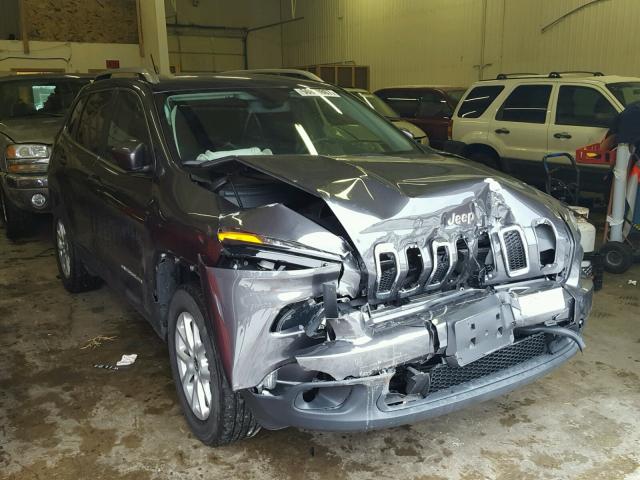 1C4PJMCB1HW616525 - 2017 JEEP CHEROKEE L GRAY photo 1