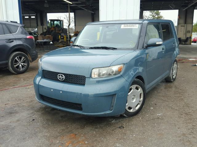 JTLKE50E781039634 - 2008 SCION XB BLUE photo 2