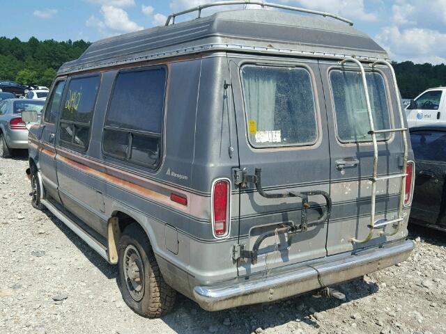 1FDEE14N8KHA06907 - 1989 FORD ECONOLINE GRAY photo 3