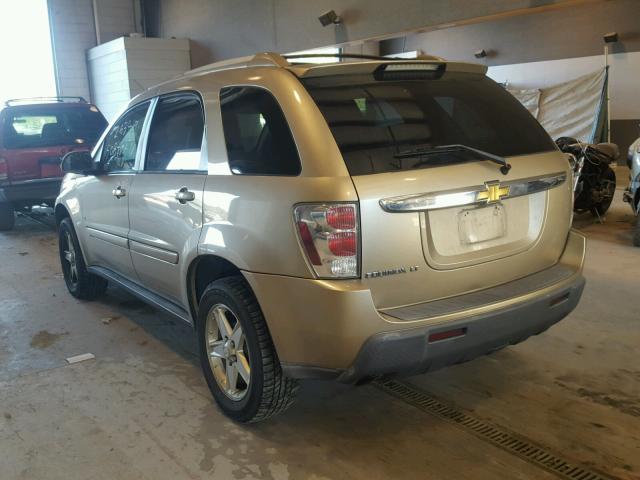 2CNDL63F266106800 - 2006 CHEVROLET EQUINOX LT TAN photo 3