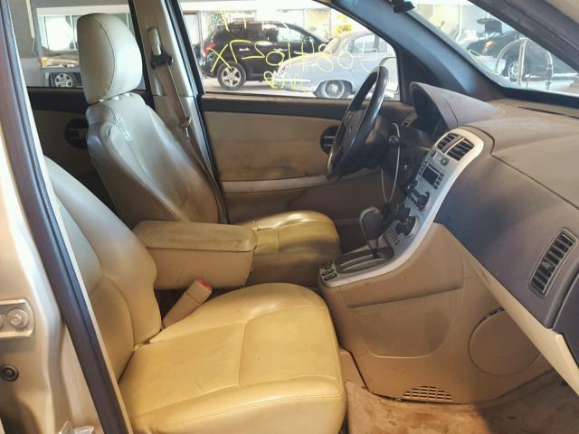 2CNDL63F266106800 - 2006 CHEVROLET EQUINOX LT TAN photo 5