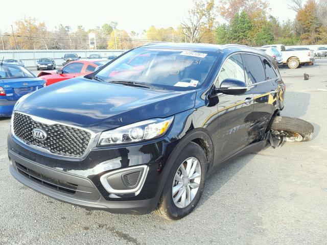 5XYPG4A3XJG378431 - 2018 KIA SORENTO LX BLACK photo 2