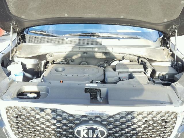 5XYPG4A3XJG378431 - 2018 KIA SORENTO LX BLACK photo 7