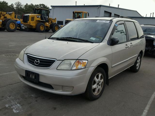 JM3LW28G1Y0102547 - 2000 MAZDA MPV WAGON TAN photo 2