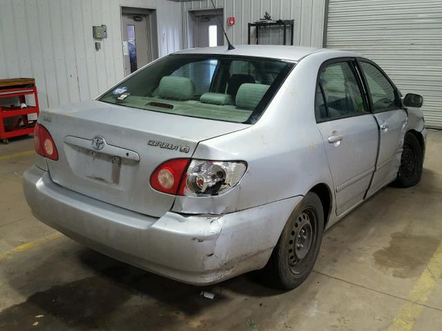 1NXBR30E68Z995248 - 2008 TOYOTA COROLLA CE SILVER photo 4