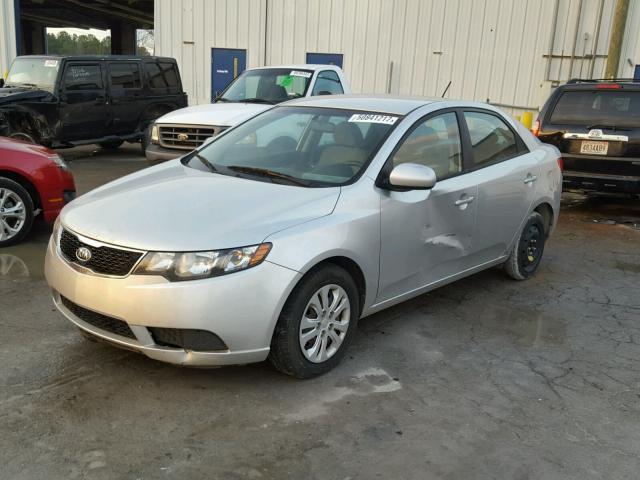 KNAFT4A20C5547315 - 2012 KIA FORTE LX SILVER photo 2