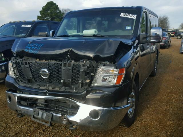 5BZAF0AA9DN201138 - 2013 NISSAN NV 3500 BLACK photo 2