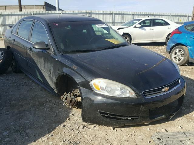 2G1WB5EK2B1259665 - 2011 CHEVROLET IMPALA LT BLACK photo 1