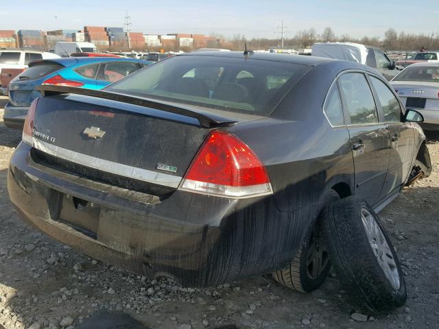 2G1WB5EK2B1259665 - 2011 CHEVROLET IMPALA LT BLACK photo 4