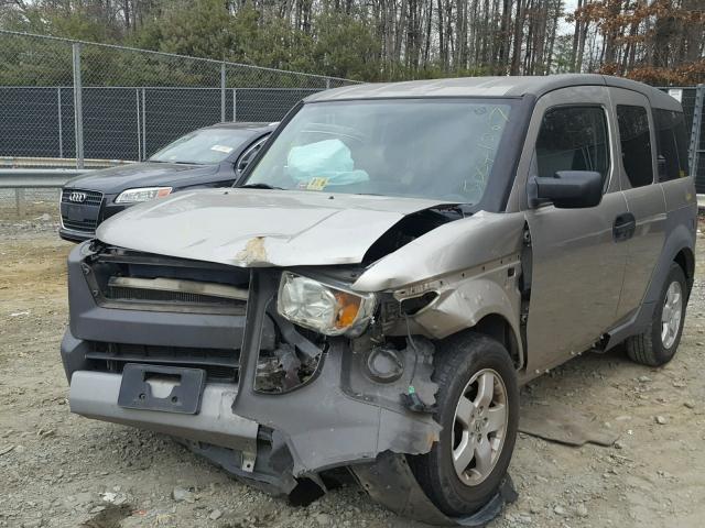 5J6YH28573L003613 - 2003 HONDA ELEMENT EX BEIGE photo 2