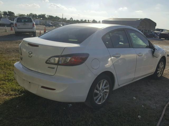 JM1BL1V77C1534395 - 2012 MAZDA 3 I WHITE photo 4