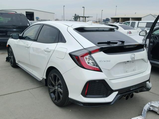 SHHFK7H49HU425412 - 2017 HONDA CIVIC SPOR WHITE photo 3