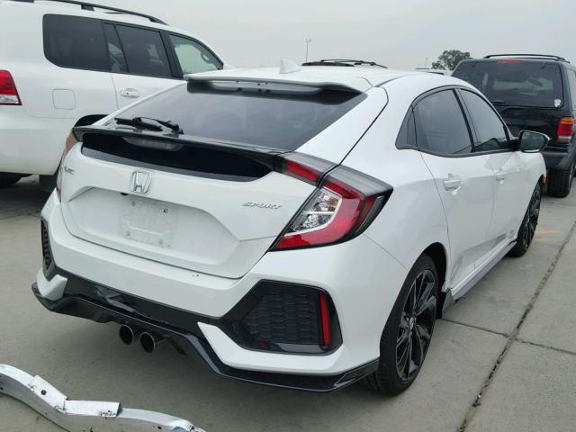 SHHFK7H49HU425412 - 2017 HONDA CIVIC SPOR WHITE photo 4