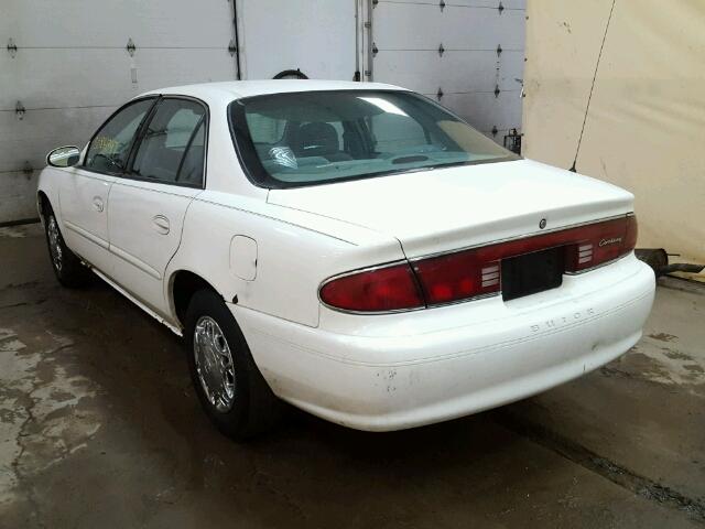 2G4WS52J741258917 - 2004 BUICK CENTURY CU WHITE photo 3