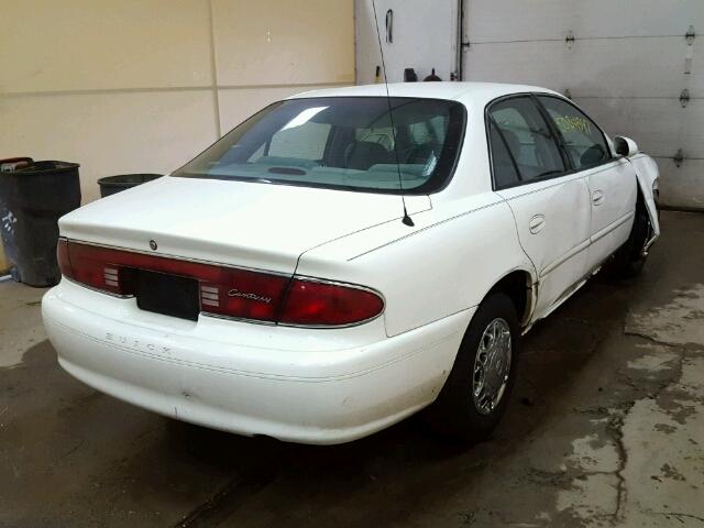 2G4WS52J741258917 - 2004 BUICK CENTURY CU WHITE photo 4