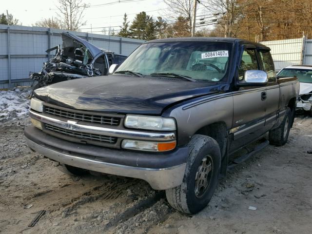 2GCEK19T221410308 - 2002 CHEVROLET SILVERADO BEIGE photo 2