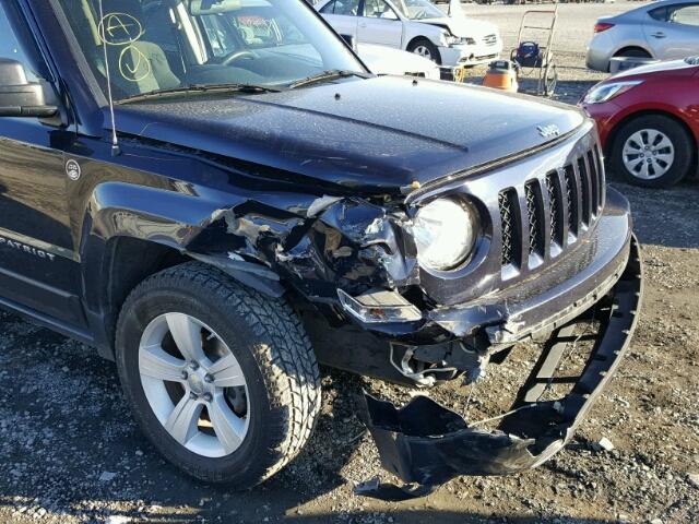 1J4NF1GB5BD149642 - 2011 JEEP PATRIOT SP BLUE photo 9