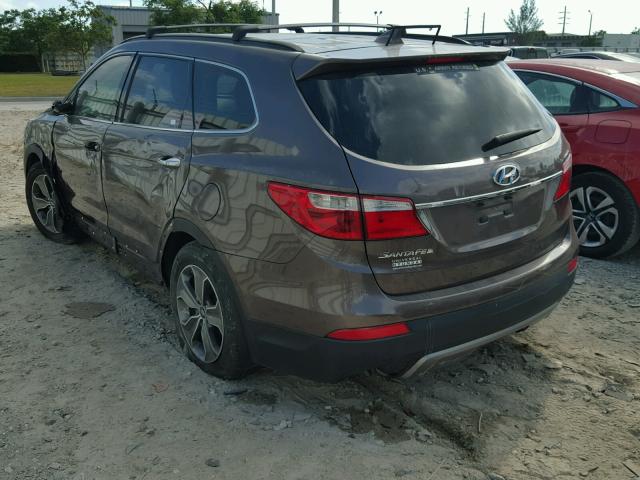 KM8SM4HF3EU063019 - 2014 HYUNDAI SANTA FE G GRAY photo 3