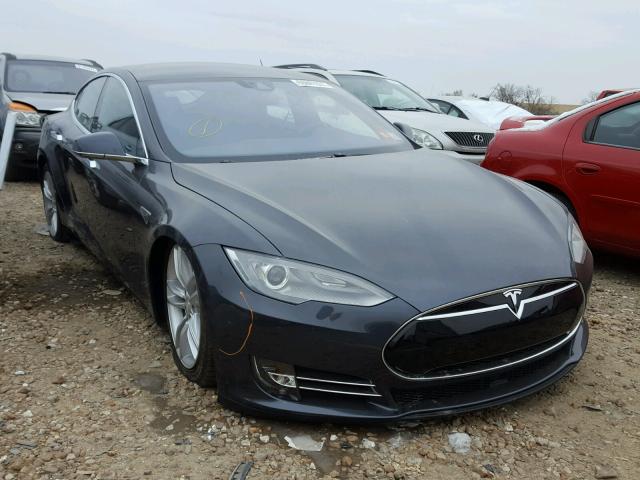 5YJSA1E20FF111731 - 2015 TESLA MODEL S SILVER photo 1