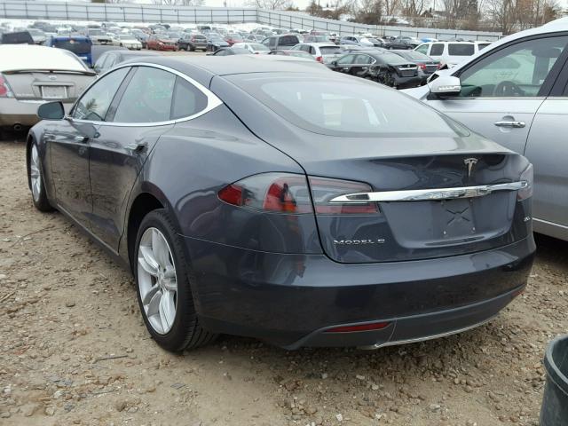 5YJSA1E20FF111731 - 2015 TESLA MODEL S SILVER photo 3