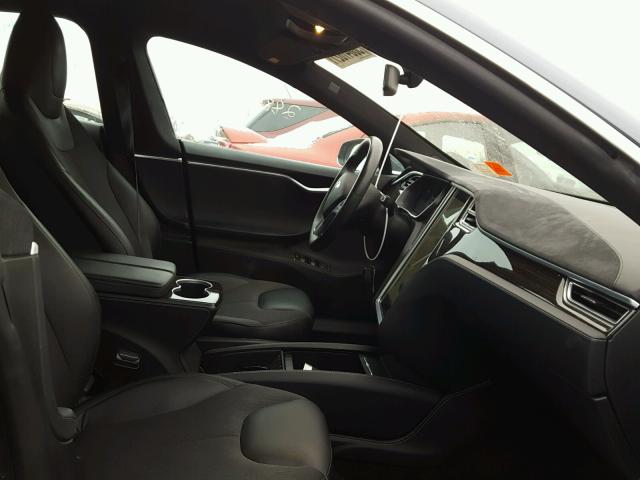 5YJSA1E20FF111731 - 2015 TESLA MODEL S SILVER photo 5