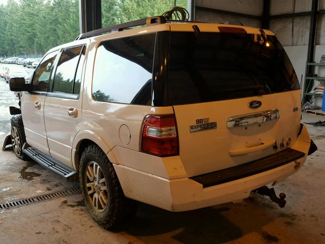 1FMJU1J58CEF00600 - 2012 FORD EXPEDITION WHITE photo 3