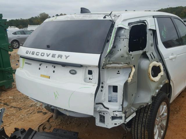 SALCP2RX5JH753023 - 2018 LAND ROVER DISCOVERY WHITE photo 9