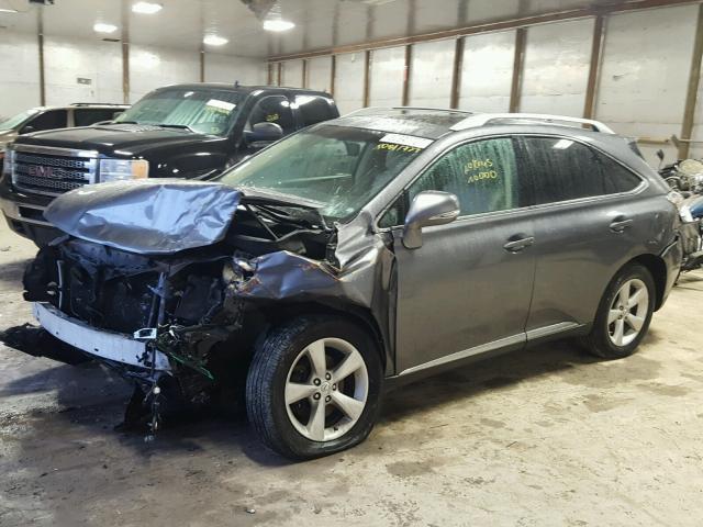 2T2BK1BA4DC168553 - 2013 LEXUS RX 350 GRAY photo 9