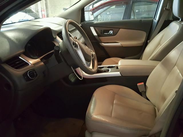 2FMDK3JC0DBB13615 - 2013 FORD EDGE SEL BROWN photo 5