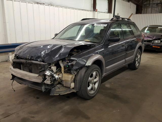 4S4BP60C697316455 - 2009 SUBARU OUTBACK GREEN photo 2