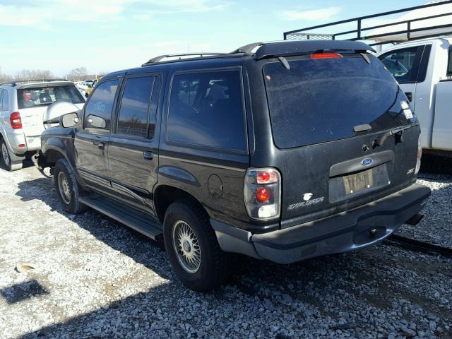 1FMZU32E8WZB67261 - 1998 FORD EXPLORER BLACK photo 3