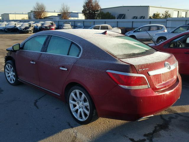 1G4GE5EV0AF182164 - 2010 BUICK LACROSSE C RED photo 3