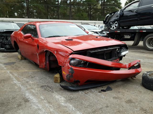 2C3CDYBT5CH141447 - 2012 DODGE CHALLENGER RED photo 1