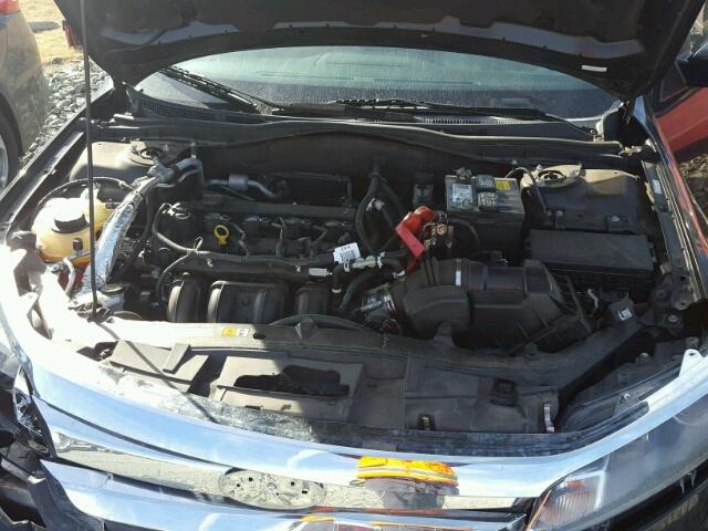 3FAHP0HA0AR154243 - 2010 FORD FUSION SE BLACK photo 7