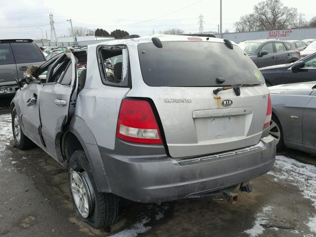 KNDJC733565657527 - 2006 KIA SORENTO EX GRAY photo 3