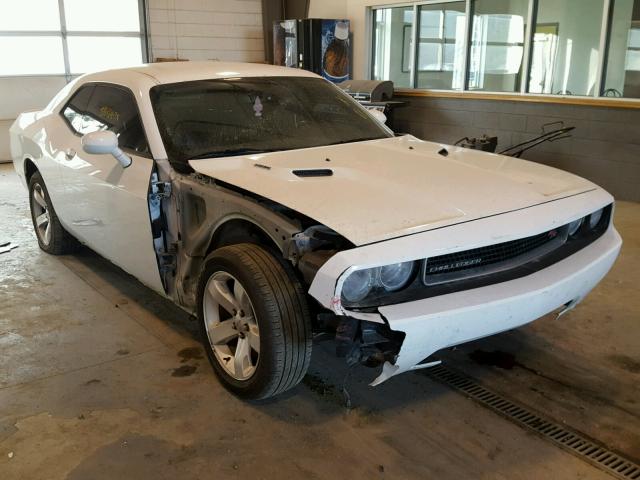 2C3CDYBT1EH294541 - 2014 DODGE CHALLENGER WHITE photo 1