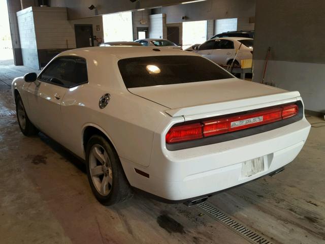 2C3CDYBT1EH294541 - 2014 DODGE CHALLENGER WHITE photo 3