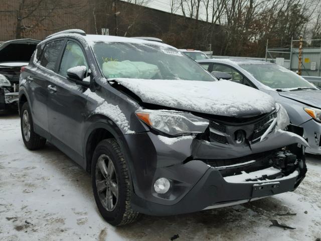 2T3RFREV4FW363551 - 2015 TOYOTA RAV4 XLE GRAY photo 1