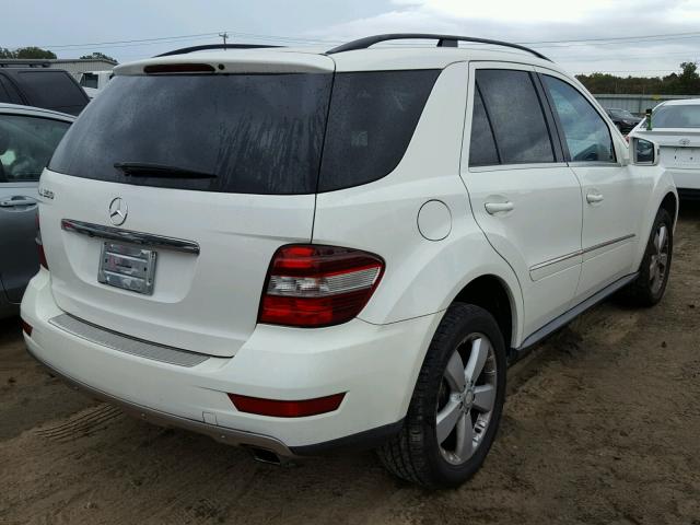 4JGBB5GB4BA659456 - 2011 MERCEDES-BENZ ML 350 WHITE photo 4